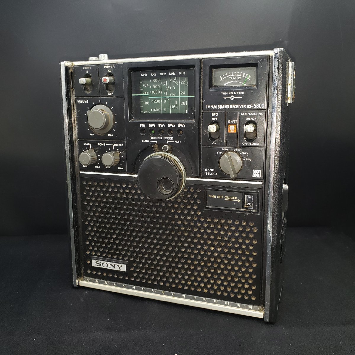 SONY ICF-5800 スカイセンサー BCLラジオ ジャンク-