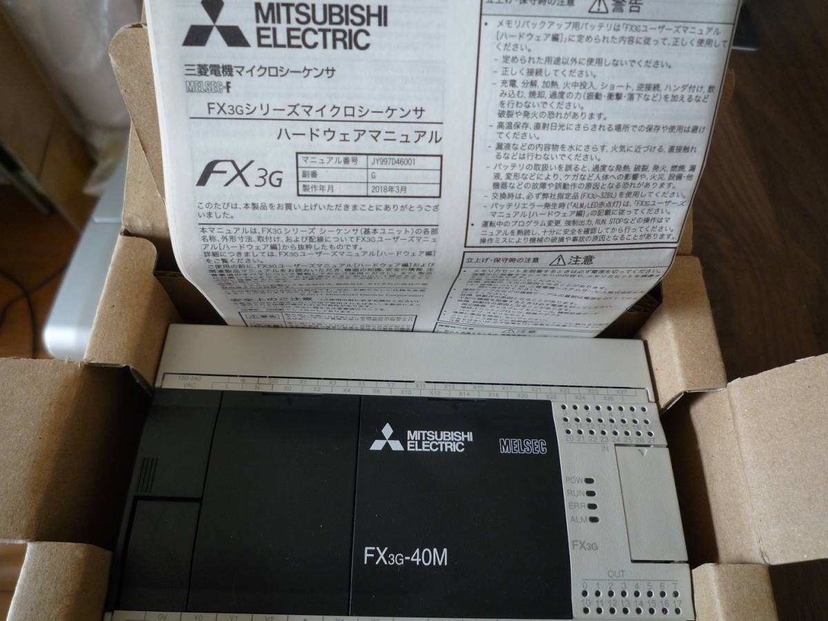 MITSUBISHI/三菱 マイクロシーケンサ基本ユニット FX3G-40MT/ES