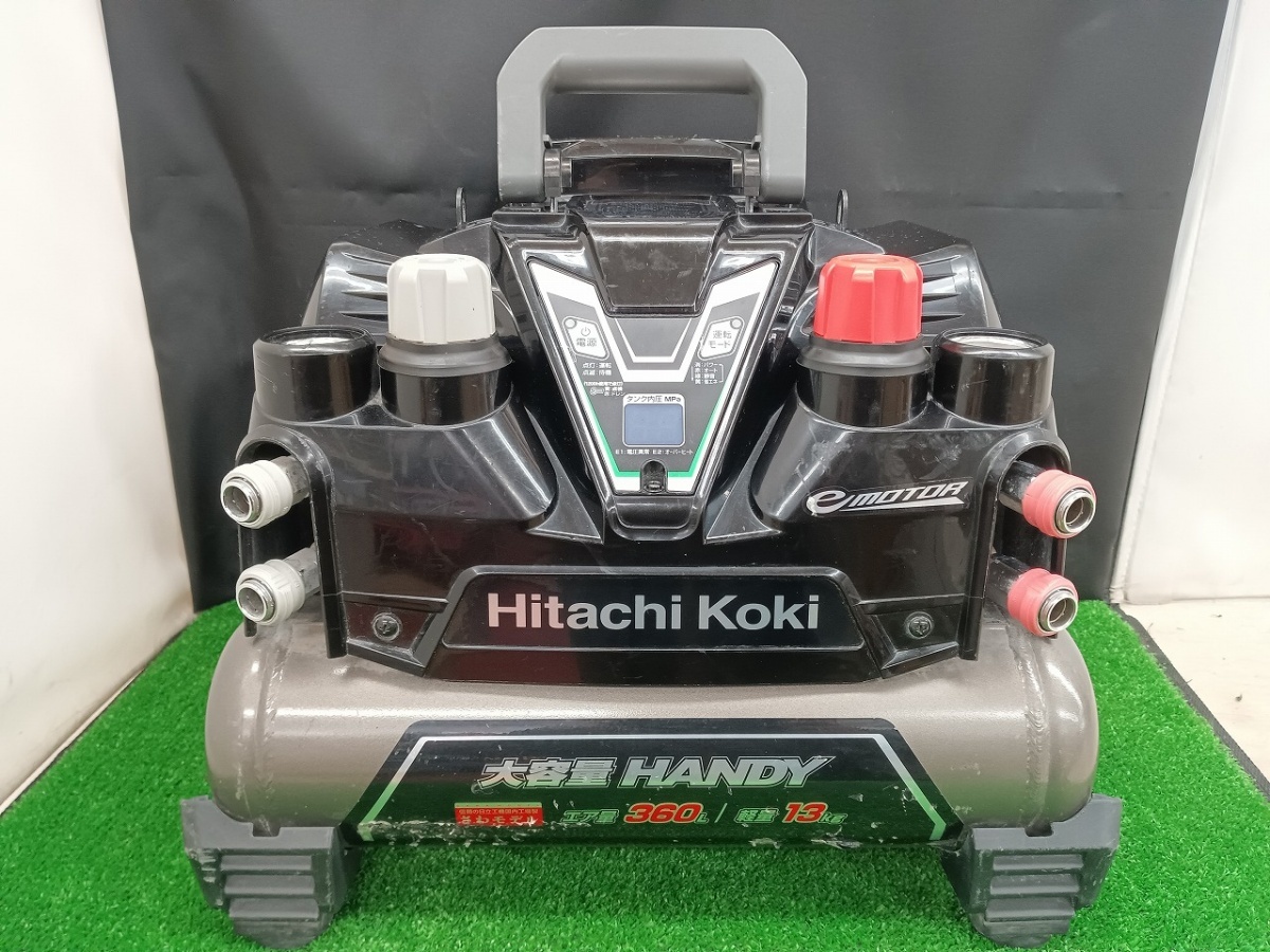 中古品 日立工機 Hitachi koki 45気圧 高圧エアコンプレッサー EC1245H2 タンク8L