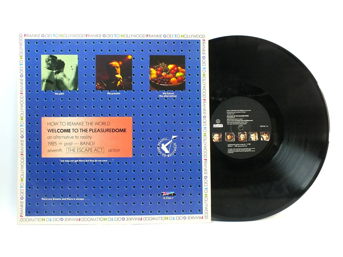 12ZTAS 7 FRANKIE GOES TO HOLLYWOOD WELCOME TO THE PLESURE DOME LP 【8商品以上同梱で送料無料】_画像1