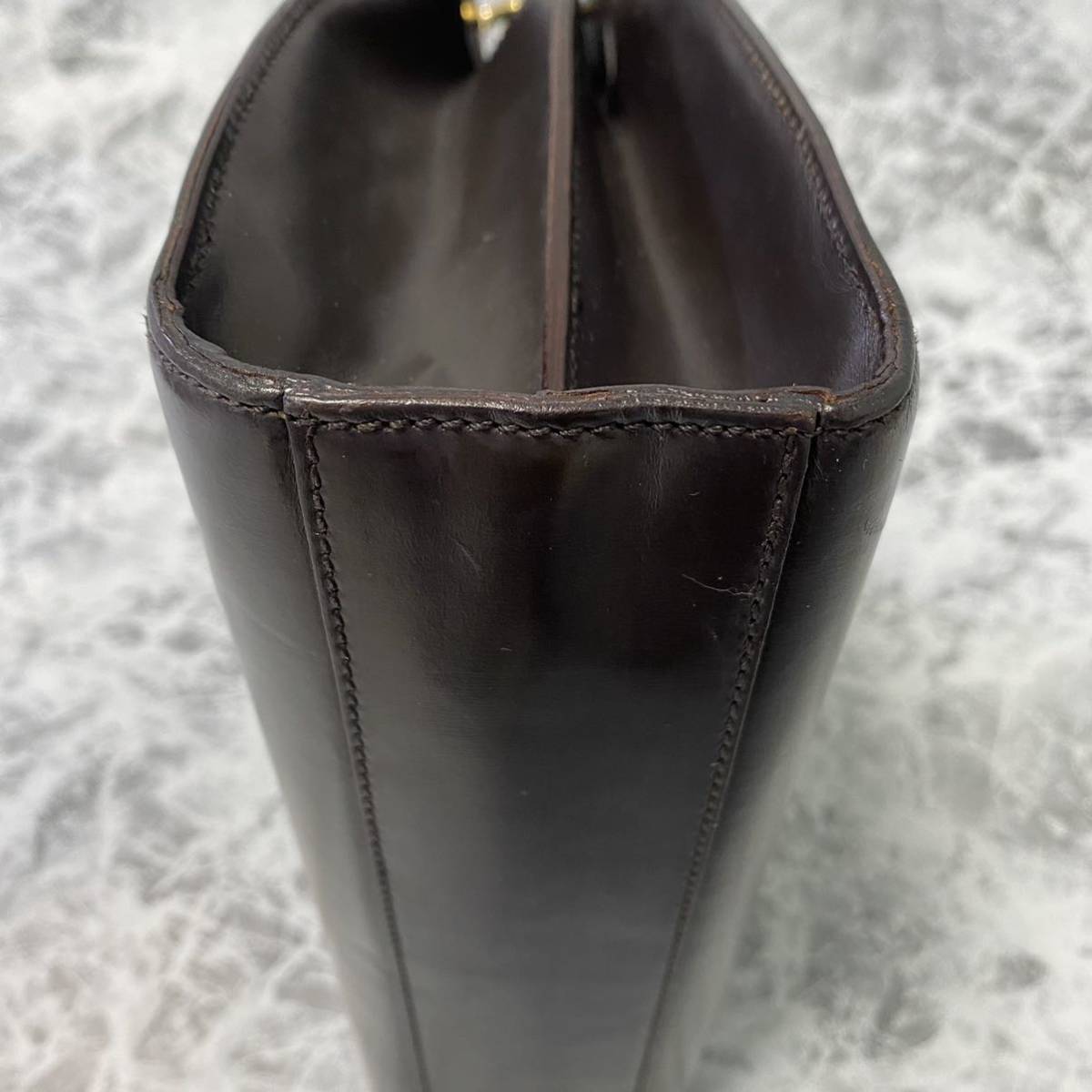 CELINE セリーヌ ガンチーニ ダブルフェイス ワン ハンドバッグ レザー