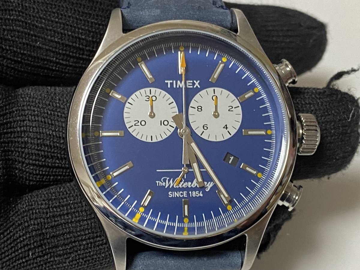 タイメックス TIMEX The Waterbury ウォーターベリー クロノグラフ 腕時計 TW2P755400 ZN　展示未使用品