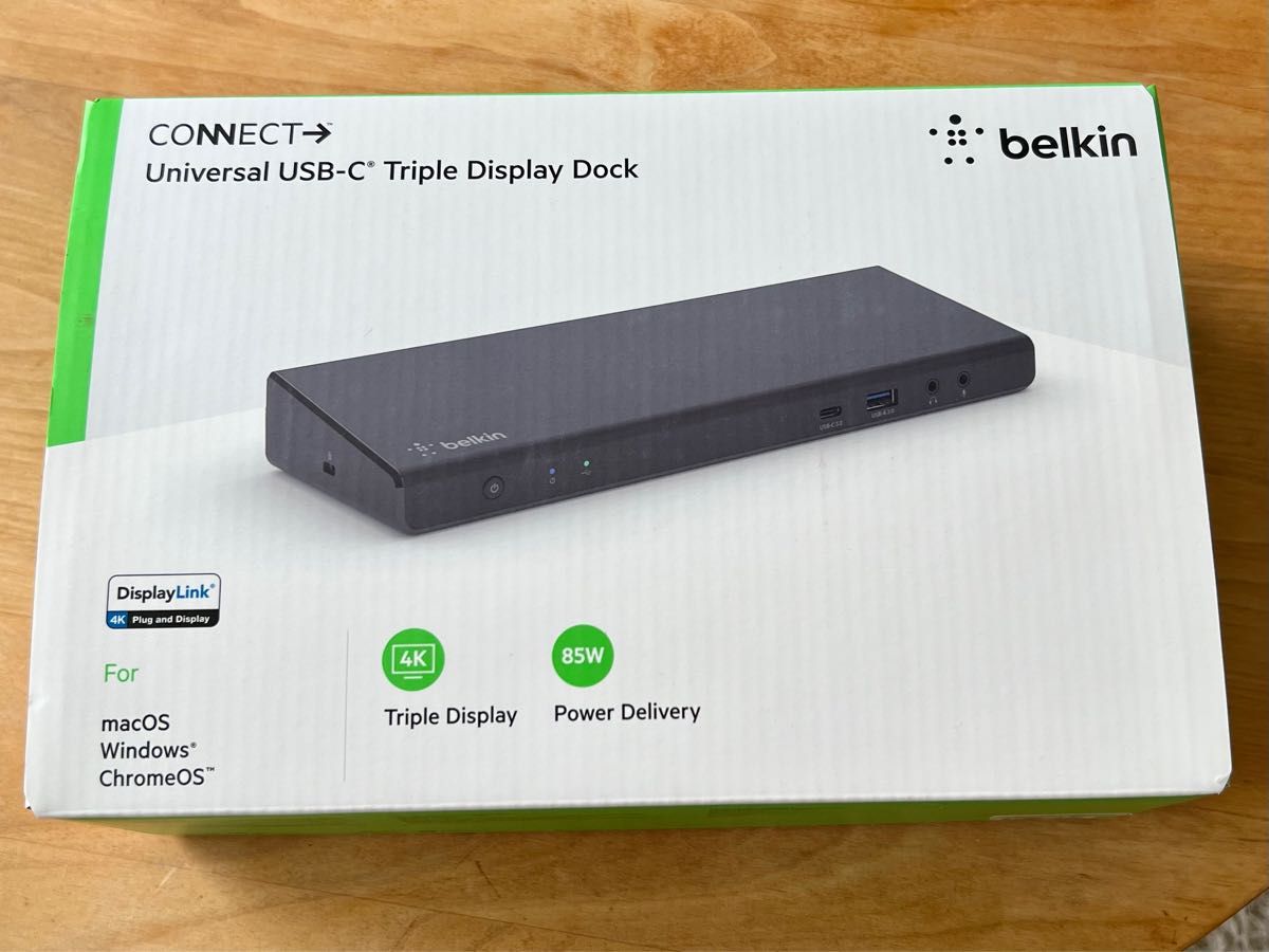 Belkin 15 in 1 USB-Cトリプルディスプレイドック ドッキングステーション INC007qcBK