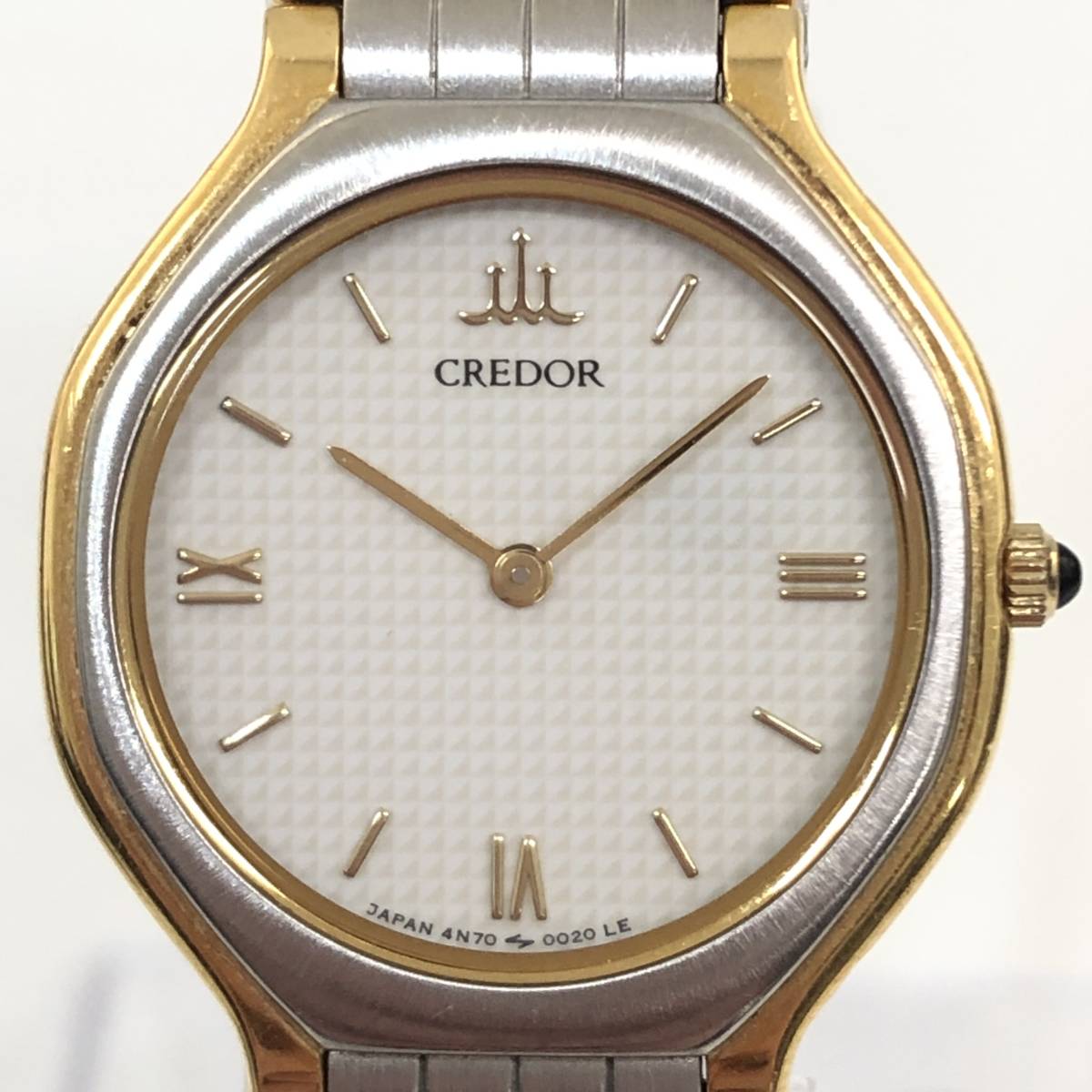 稼働 美品 SEIKO セイコー CREDOR クレドール 18KT×SS レディース