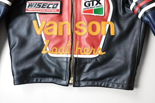 当店の記念日 未使用 Vanson leather STAR レザー ジャケット 黒