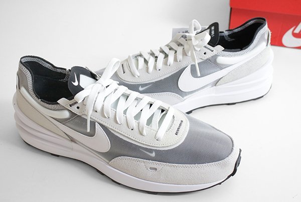  не использовался NIKE * вафля one Infinite Lilac белый 30cm (DA7995-100) сетка low cut спортивные туфли Nike коробка / ниже . имеется *J-3