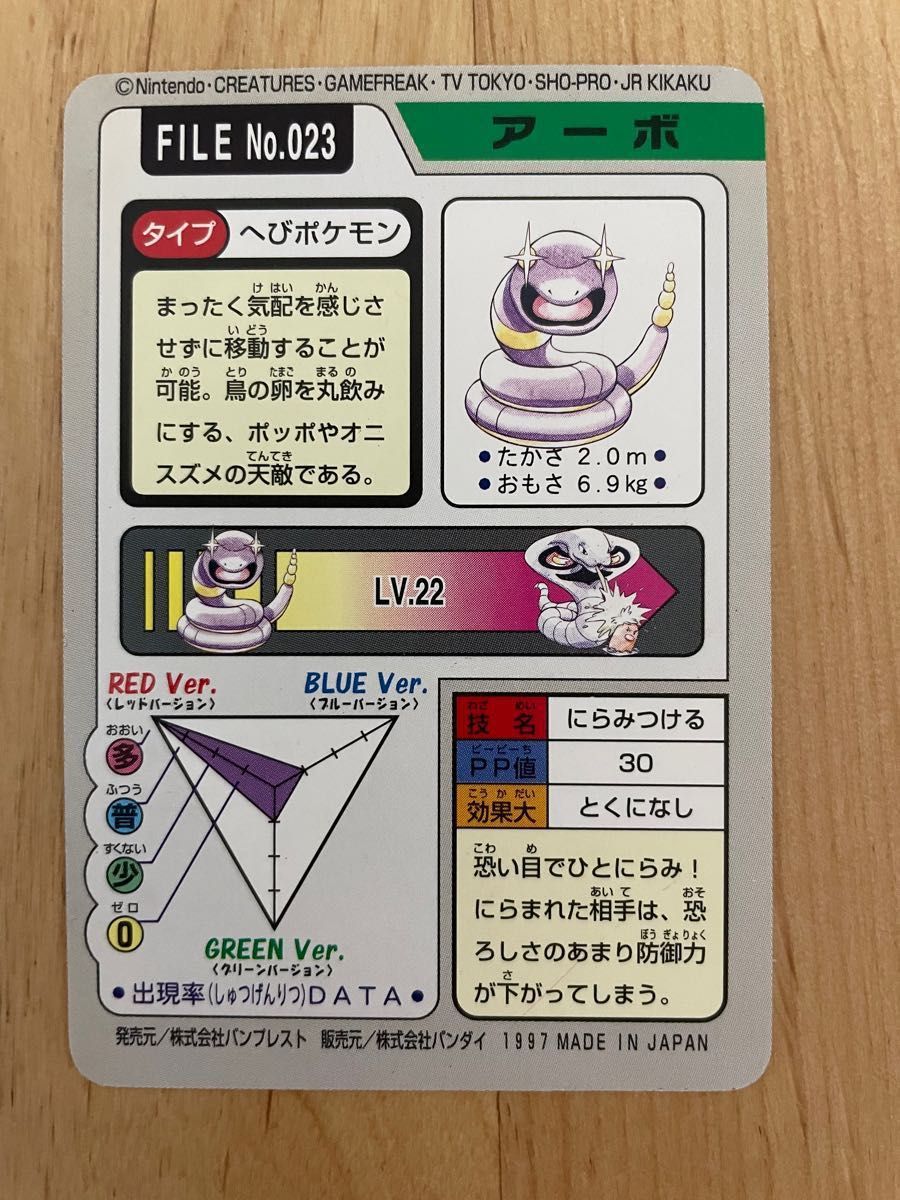 ポケットモンスター 147種類 カードダス バンプレスト バンダイ ポケモン キラカード エラーカード　ダブりカード　図鑑つき