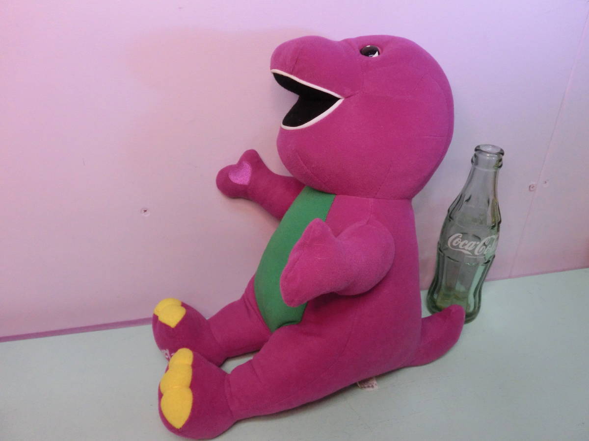  bar knee &f lens * soft toy doll 38.*1998 year Barney & Friends Dinosaur stuffed animal toy dinosaur USAtilanosaurus