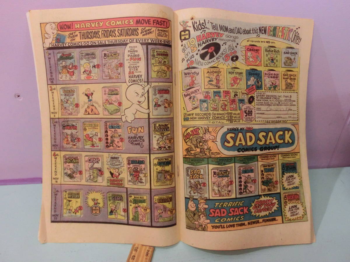 リッチー・リッチ Richie Rich◆70'S ビンテージ コミック アメコミ 洋書 絵本 comic Vintage カートゥーン ハーベイ 検索 キャスパー