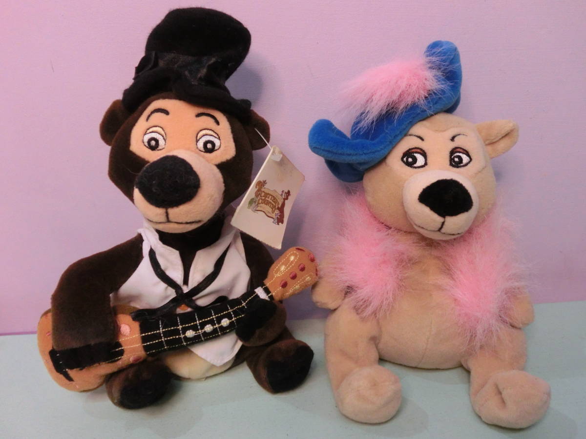  Disney Country Bear theater * Henry &teti* rose Vintage soft toy doll pair *Disney Country Bear jumbo Lee ..