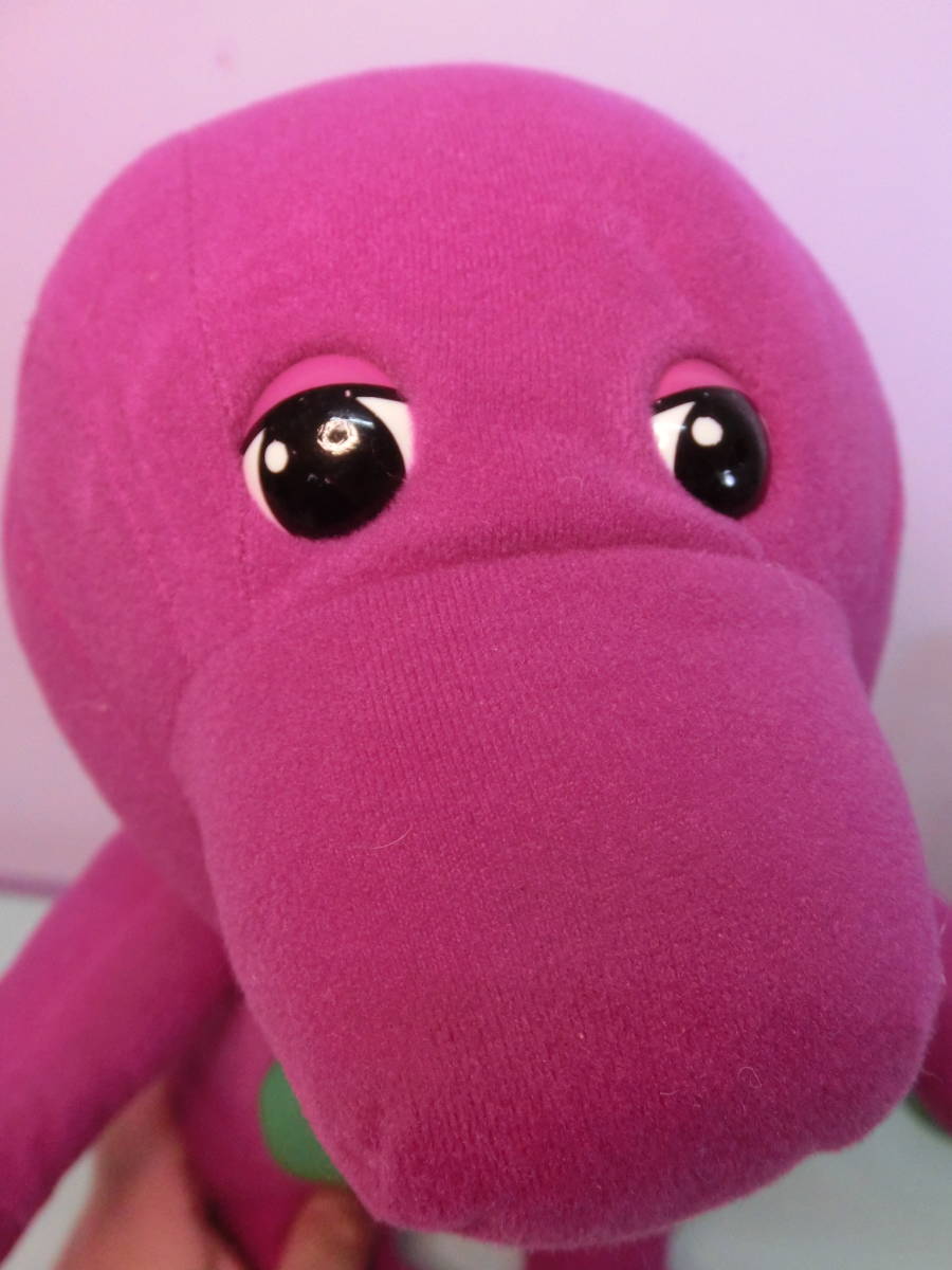  bar knee &f lens * soft toy doll 38.*1998 year Barney & Friends Dinosaur stuffed animal toy dinosaur USAtilanosaurus