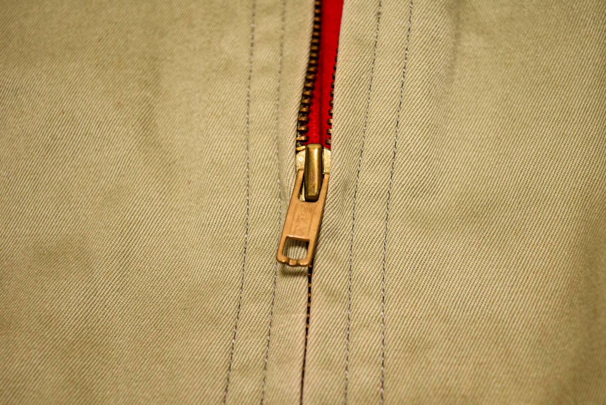 RING JACKET リングジャケット コットン 100% 裏地ウール パーカー フルジップ ジャケット アウター L_画像4