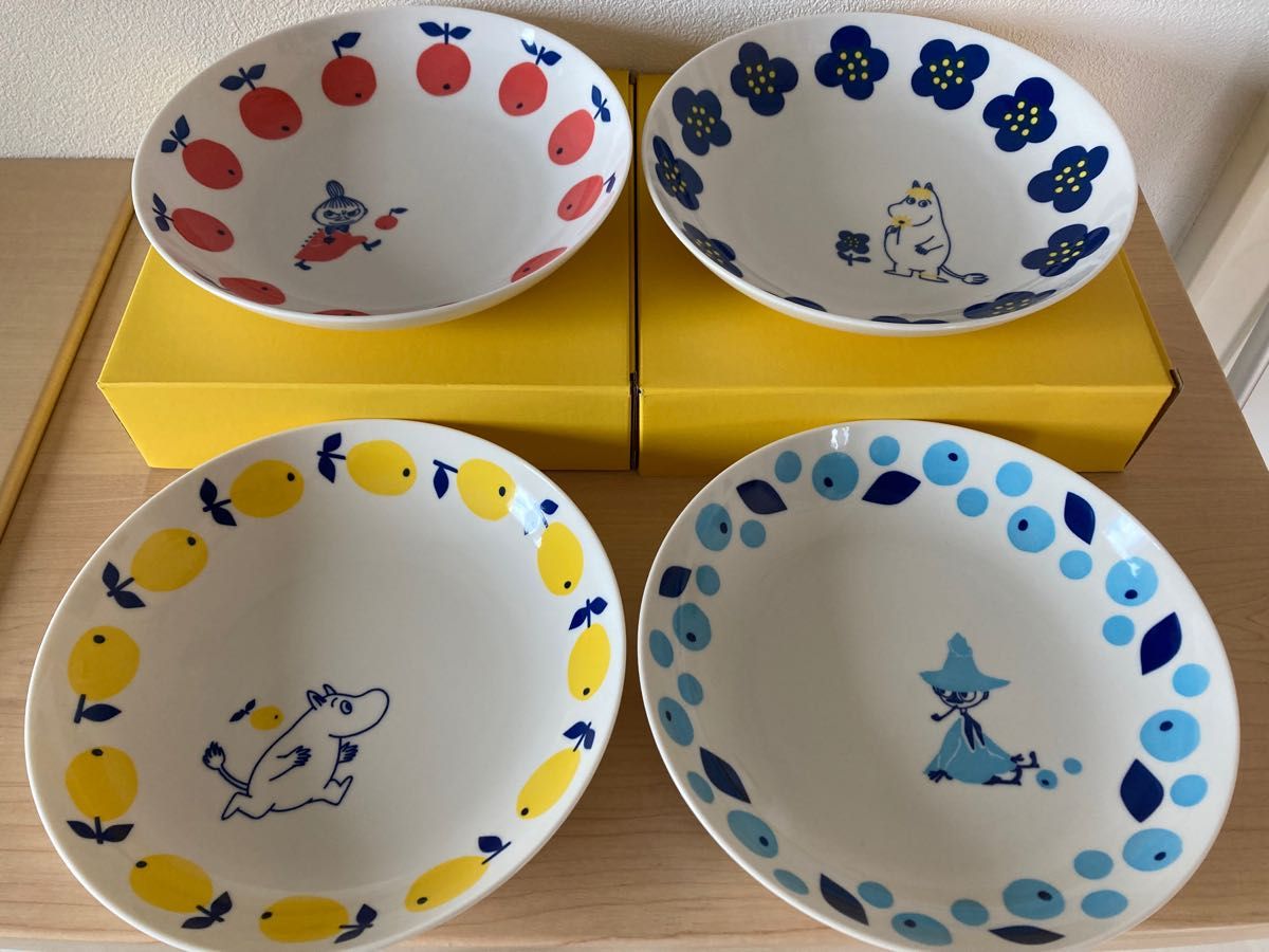 新品 ムーミン パスタ皿 カレー皿 4枚セット|Yahoo!フリマ(旧 新品 ムーミン パスタ皿 カレー皿 4枚セット|Yahoo!フリマ(旧