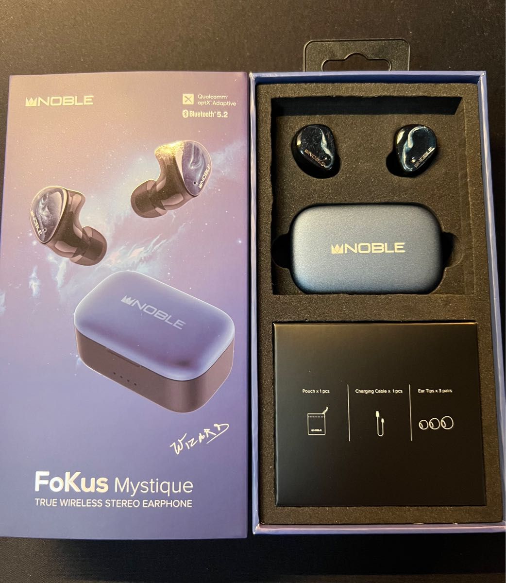 Noble Audio FoKus Mystique ワイヤレスイヤホン オーディオ機器