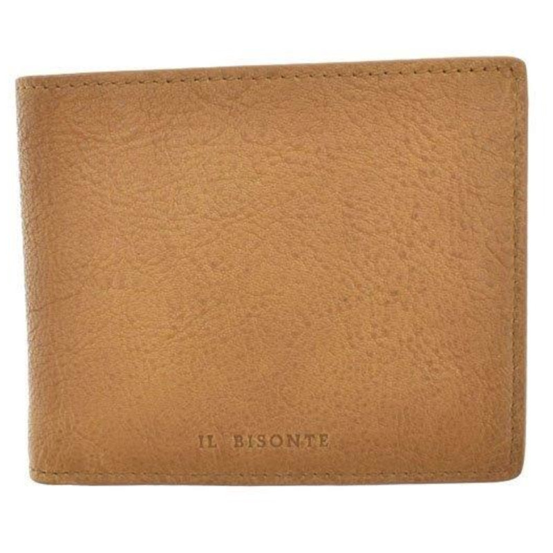 [ free shipping ] new goods Il Bisonte folding in half coins attaching purse SBW060 POX001 NA252 NATURALE beige 