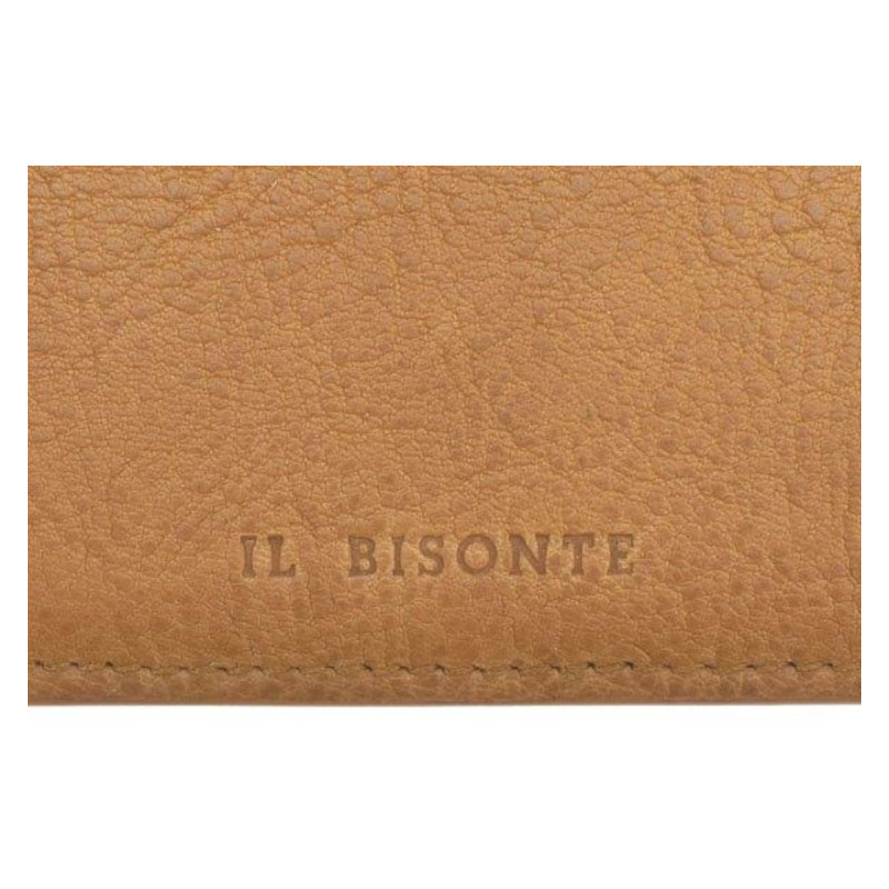 [ free shipping ] new goods Il Bisonte folding in half coins attaching purse SBW060 POX001 NA252 NATURALE beige 