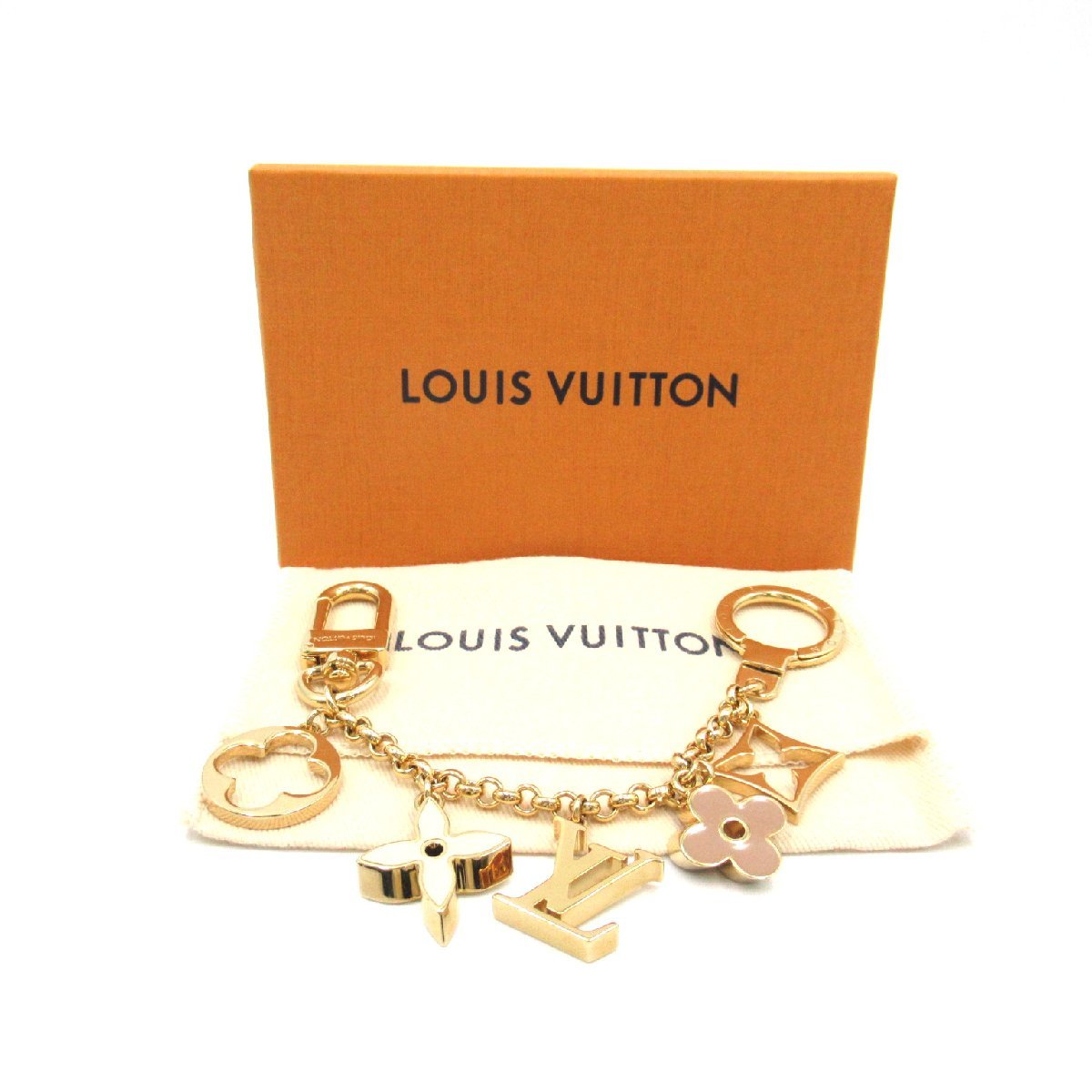 LOUIS VUITTON ルイ・ヴィトン チャーム チェーン フルール ドゥ