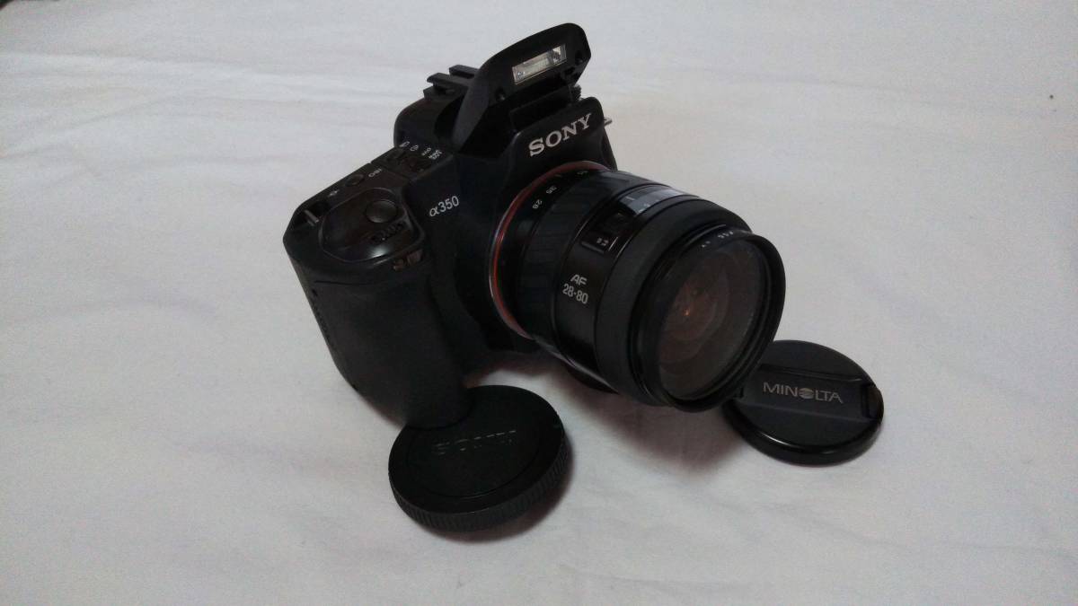 プロ並みにエントリー★SONY★ソニー Sony a350 デジタル一眼カメラ+トリプルズームレンズ(18-55mm/28-80mm/100-300mm)　Aマウント [極上品_画像3