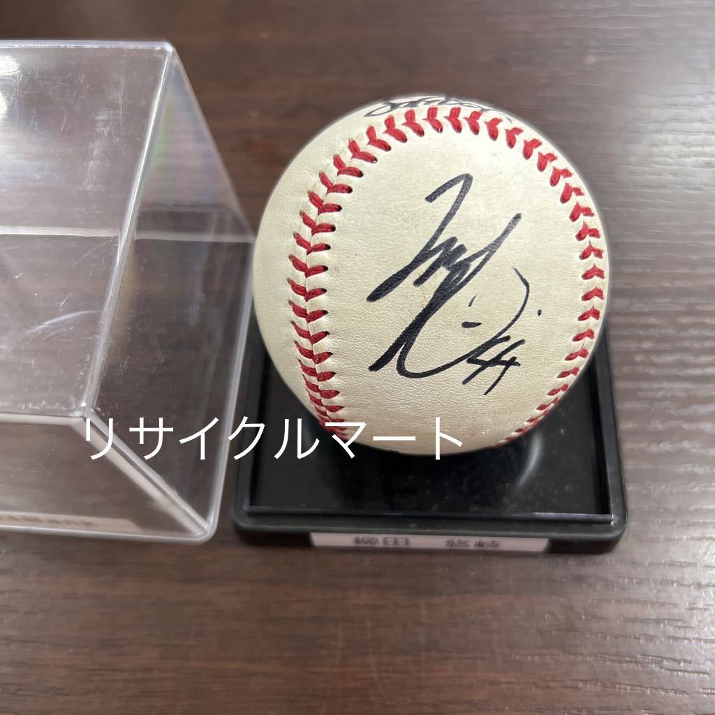  SoftBank Hawk s. rice field .. player 44 number go in . hour immediately autograph autograph ball HAWKS case attaching Z ZETT lamp 