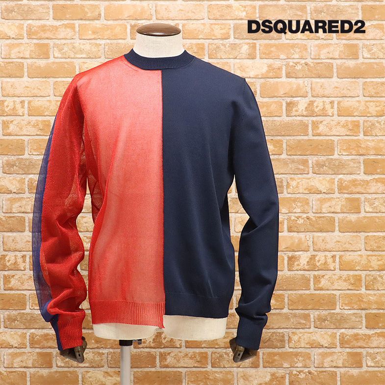 数量限定・即納特価!! DSQUARED2 赤 ニット サイズL 未使用です