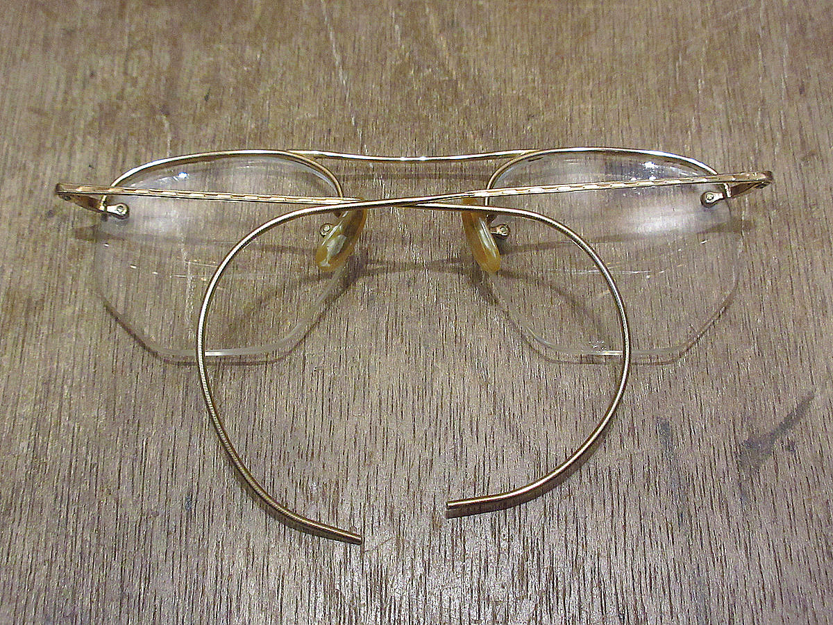 ビンテージ40's○SHURON 1/10 12KGF RIMWAY FUL-VUE眼鏡○230201i7