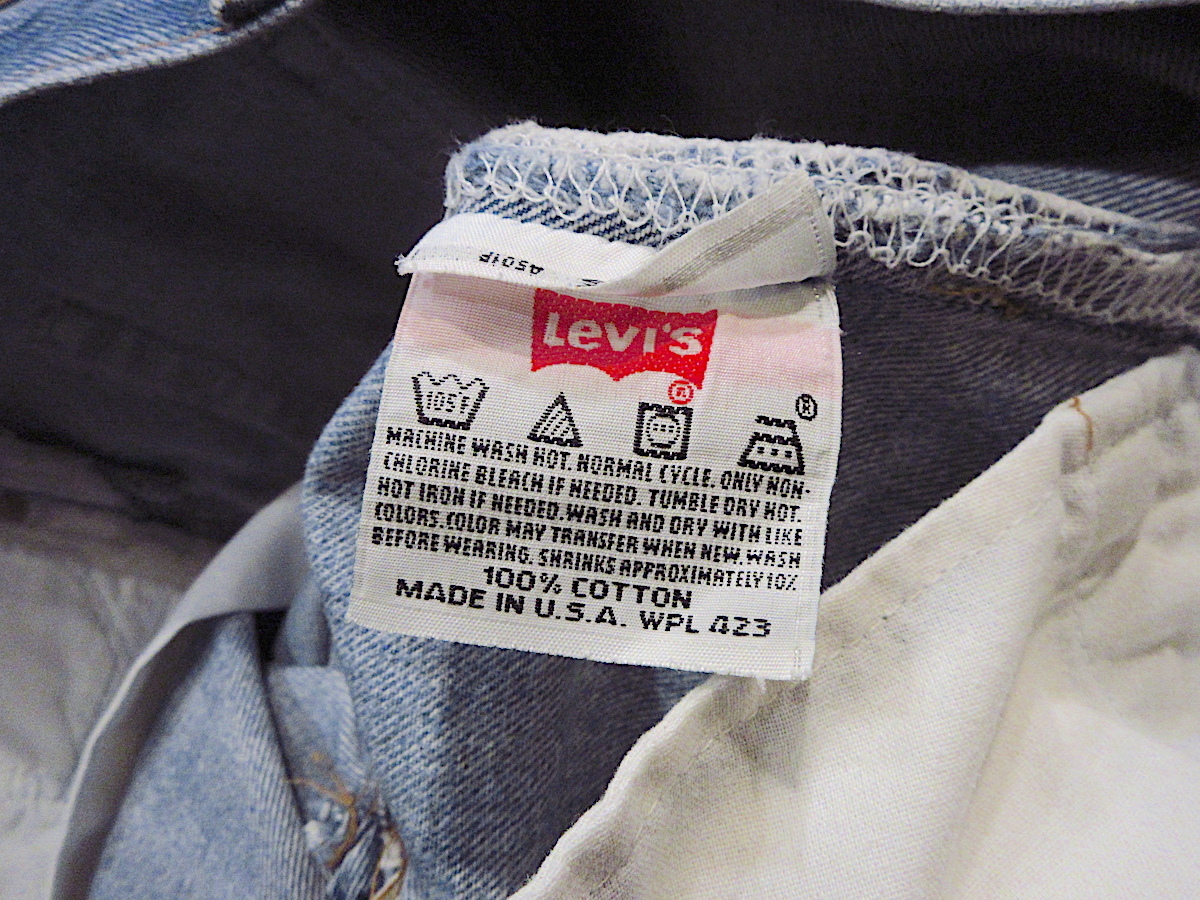 ビンテージ90's●MADE IN U.S.A. Levi’s 501実寸W77cm●230225r8-m-pnt-jns-w32古着ジーンズデニムパンツリーバイスUSA製_画像9