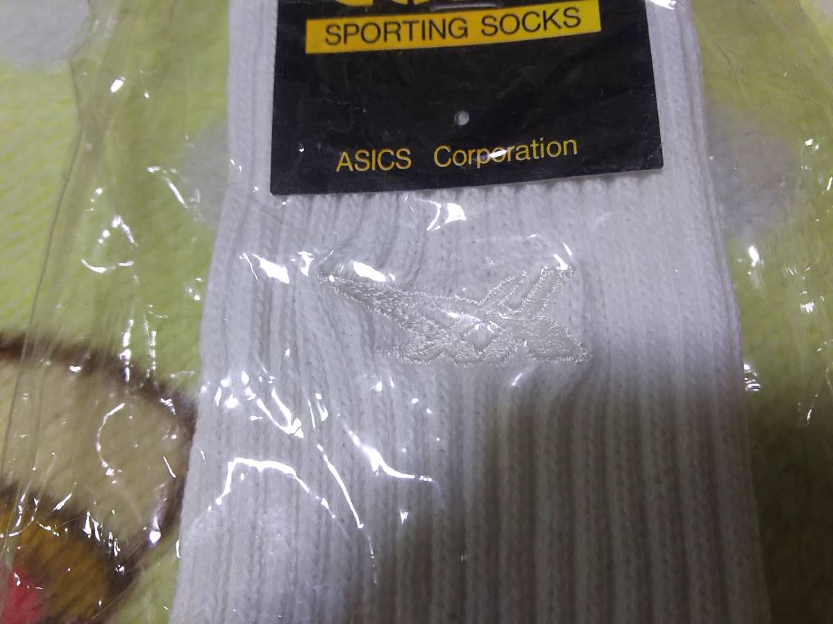  не использовался товары долгосрочного хранения сделано в Японии Asics спортивный ng носки гольфы 20~22cm