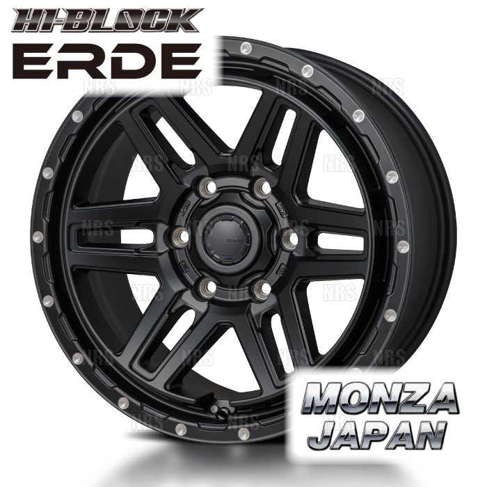 新しい季節 MONZA モンツァ HI-BLOCK ERDE エルデ (4本セット) 7.5J x
