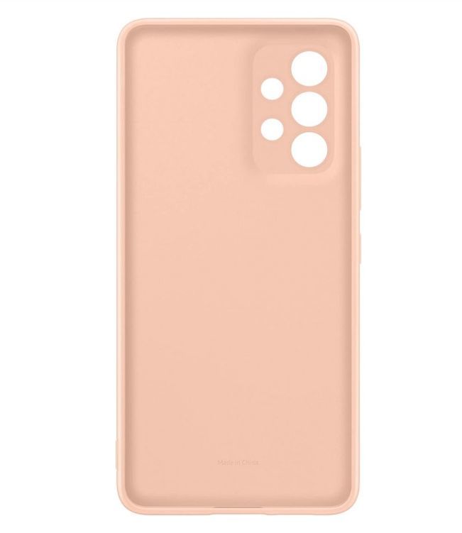 Galaxy A53 5G ◆ Silicone Cover シリコンカバー ピーチ Samsung ロゴ オフィシャル【並行輸入品】SC-53C SCG15_画像2