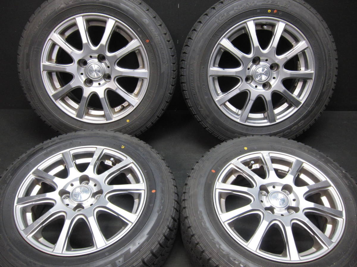 ★☆ 社外アルミ グッドイヤー 165/70R14 アクア ヴィッツ マーチ キューブ デミオ PCD/100/+40 #21157 ☆★_画像1