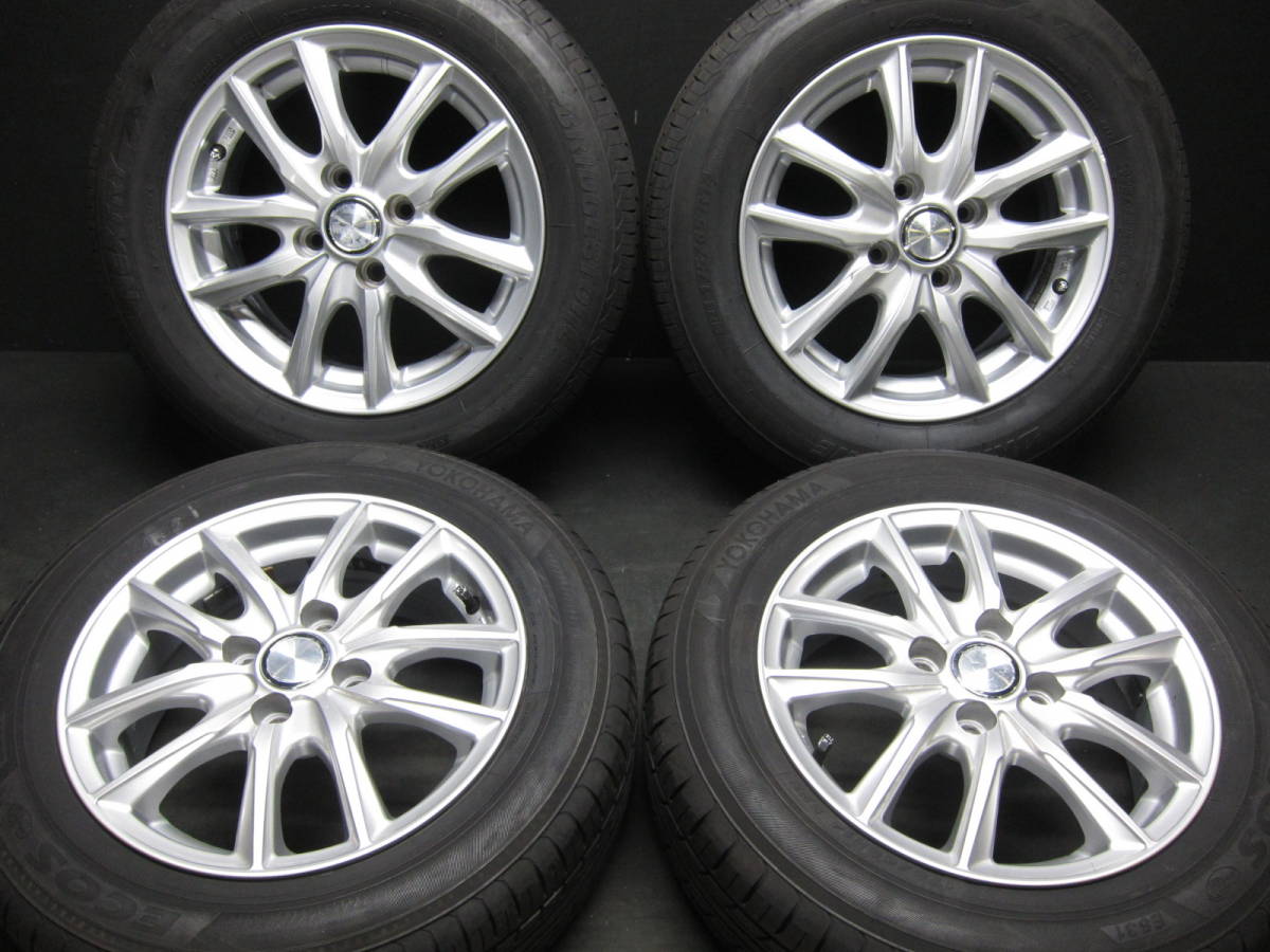 ★☆ 社外アルミ 175/65R14 フィット キューブ デミオ bB パッソ サクシード PCD100/+40 #21234 ☆★_画像1