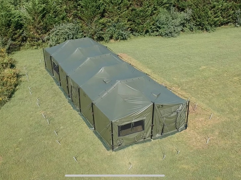 Yahoo!オークション - 【米軍放出品】未使用品 大型テント Yahoo!オークション - 【米軍放出品】未使用品 大型テント