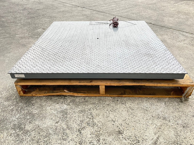 [ the US armed forces discharge goods ] floor scale 5000kg large pcs only floor type measurement vessel RICELAKE 4×4 HPLD-10K *BB3NM-W