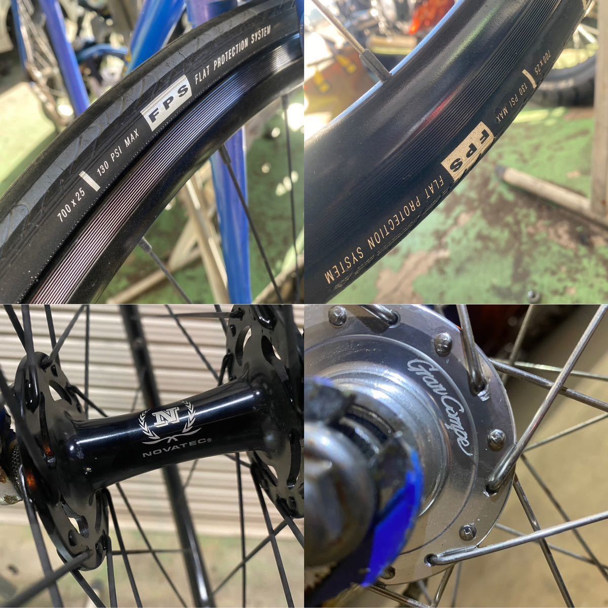  ultra rare * 3RENSHO 3 ream .3 Len shou pist bike Shimano NOVATECnoba Tec GRAN COMP caliper regular goods engrave equipped 