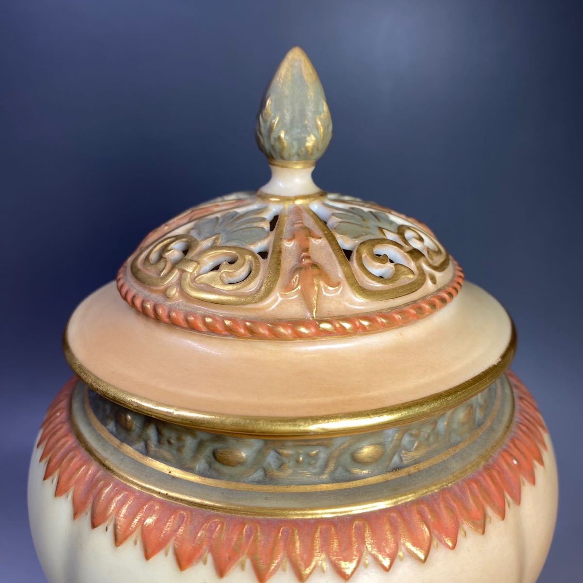  Royal Worcester ароматическая смесь pot украшение .a-ru*n-vo- запад античный Британия Англия запад изобразительное искусство художественное изделие Europe 