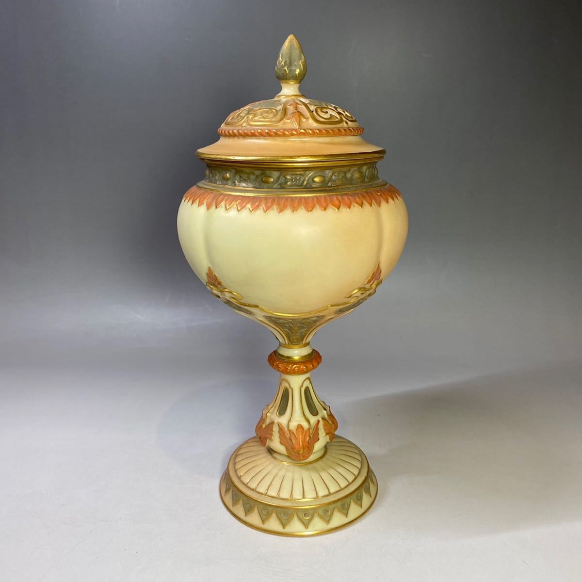  Royal Worcester ароматическая смесь pot украшение .a-ru*n-vo- запад античный Британия Англия запад изобразительное искусство художественное изделие Europe 