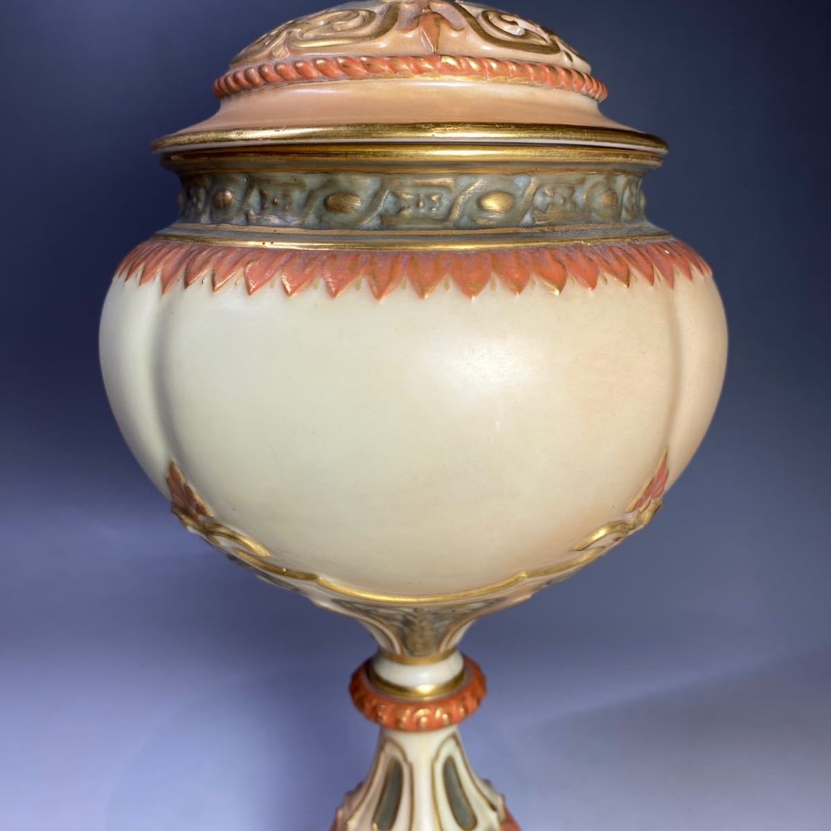  Royal Worcester ароматическая смесь pot украшение .a-ru*n-vo- запад античный Британия Англия запад изобразительное искусство художественное изделие Europe 