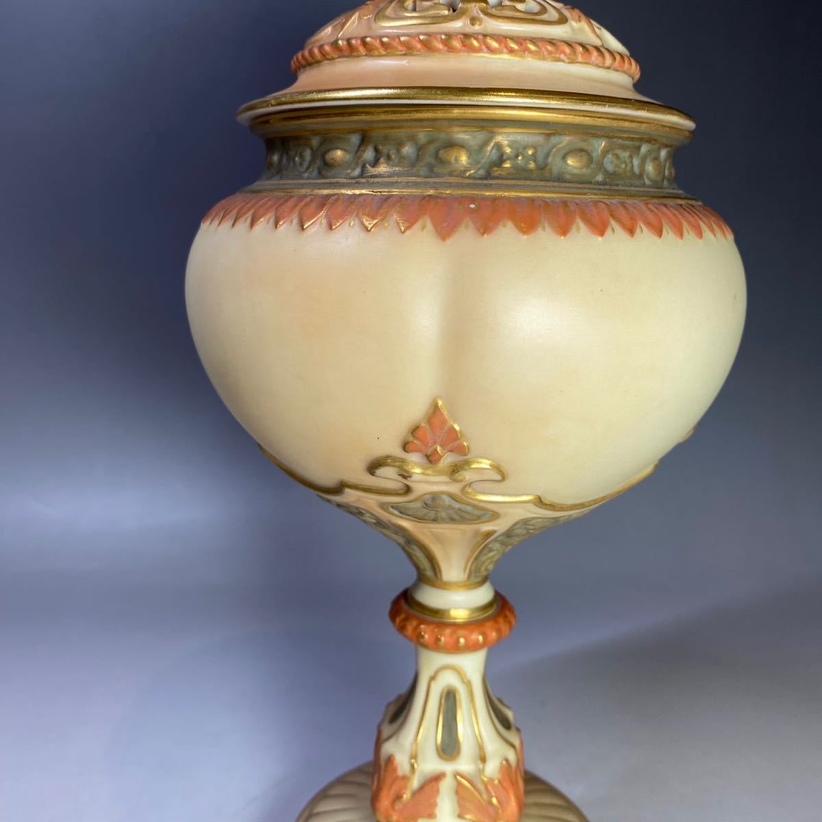  Royal Worcester ароматическая смесь pot украшение .a-ru*n-vo- запад античный Британия Англия запад изобразительное искусство художественное изделие Europe 