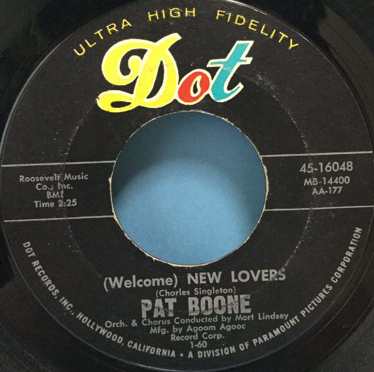 EP 洋楽 Pat Boone / (Welcome) New Lovers 米盤_画像3