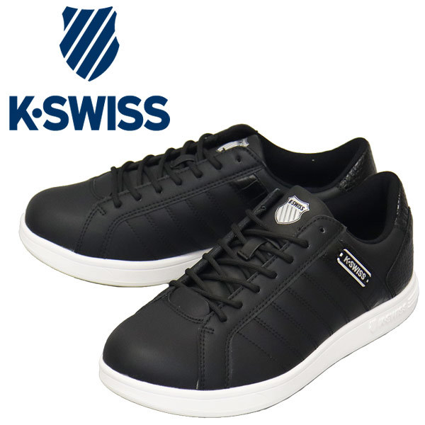 K-SWISS (ケースイス) 36102161 KS300 CRO シンセティックレザースニー カー ブラックxブラック KS080 US8.5-約26.5cm