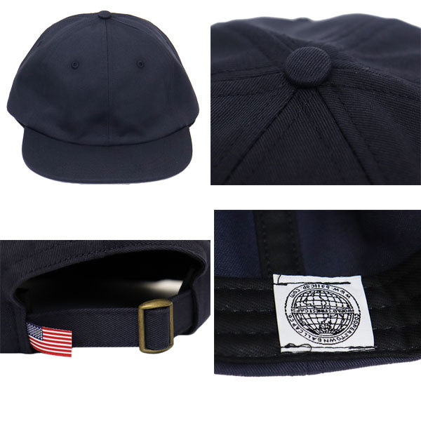 Cooperstown Ball Cap (クーパーズタウンボールキャップ) SOLID CAP ソリッドキャップ BLACK NO WASH アメリカ製 CT001_CooperstownBallCap(クーパーズタウンボー