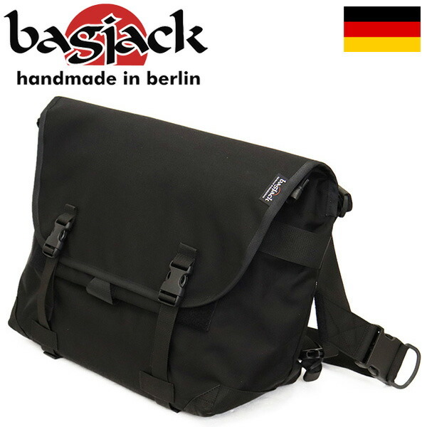 bag jack (バッグジャック) MESSENGER BAG L Little Jack メッセンジャーバッグL BLACK BJ002