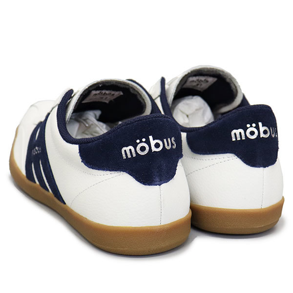 mobus (モーブス) M-2101T-1000 NEW MUNSTER ニューミュンスター レザースニーカー WHT/NAVY MBS001 44_mobus