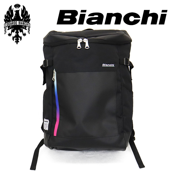 Bianchi(ビアンキ) LBPM-03 universita ウニヴェルシータ 大容量ボックスリュック BIA024 BLACKxMULTI