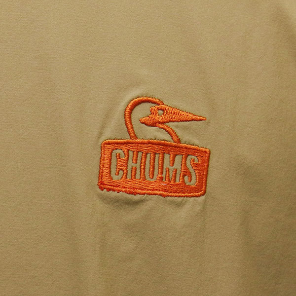 CHUMS (チャムス) CH01-2270 Airtrail Stretch T-Shirt エアトレイルストレッチ Tシャツ CMS129 B001Beige Mの画像4