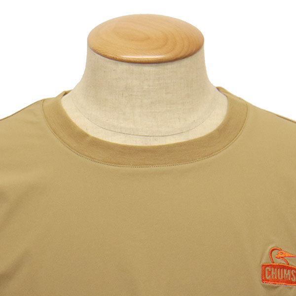 CHUMS (チャムス) CH01-2270 Airtrail Stretch T-Shirt エアトレイルストレッチ Tシャツ CMS129 B001Beige Mの画像5