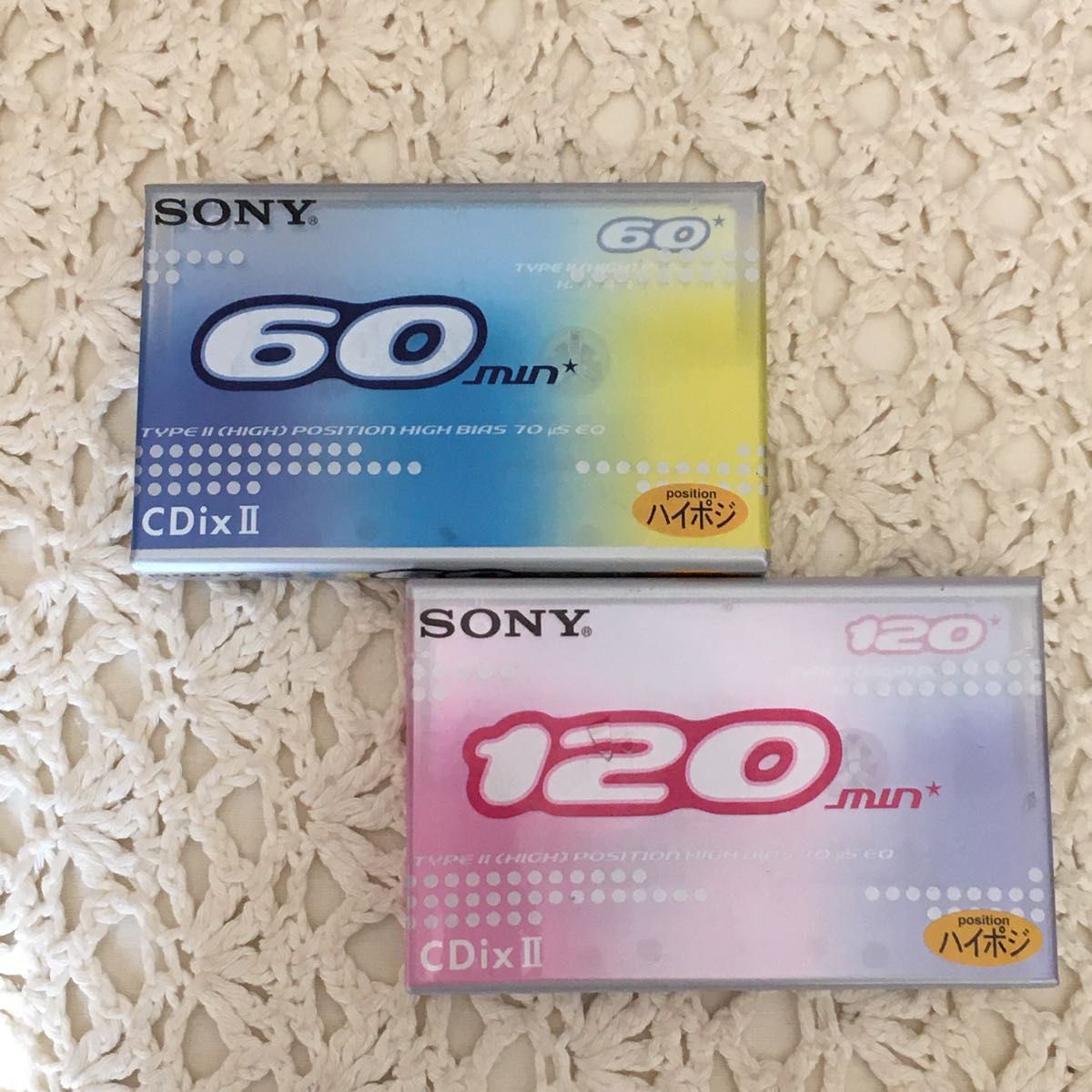 SONY カセットテープ　日本　２個