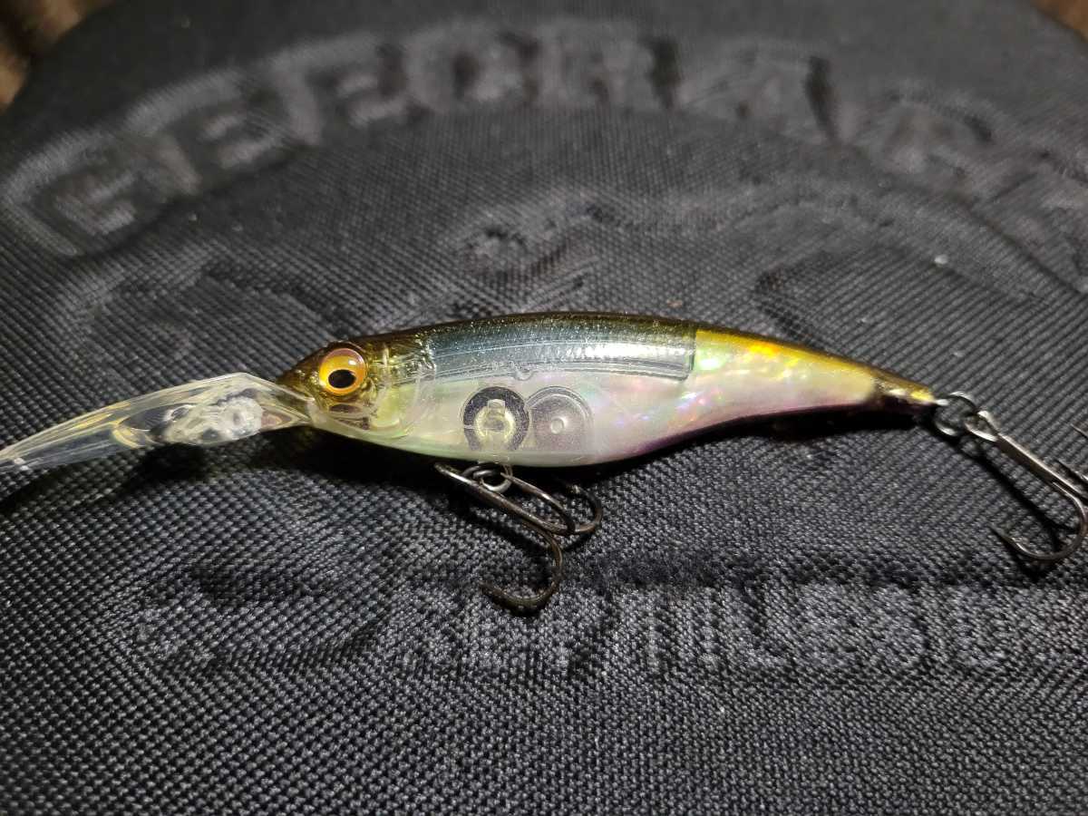 ★Megabass★SHADING-X 75 ABALONE(SP) メガバス シャッディングX 75 アバロン サスペンド AB WAKASAGI 美中古品 Length 75mm Weight 1/4oz_画像3