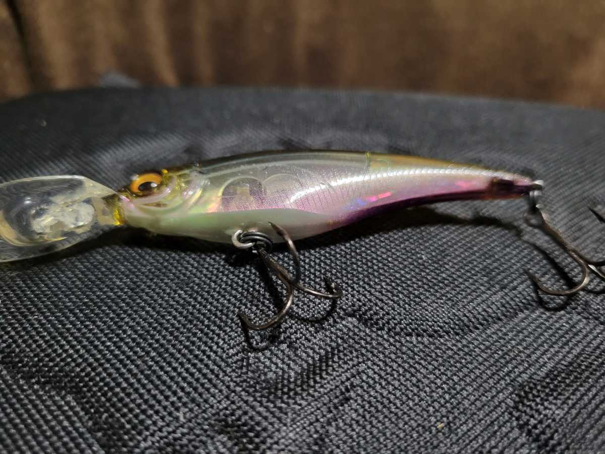 ★Megabass★SHADING-X 75 ABALONE(SP) メガバス シャッディングX 75 アバロン サスペンド AB WAKASAGI 美中古品 Length 75mm Weight 1/4oz_画像5