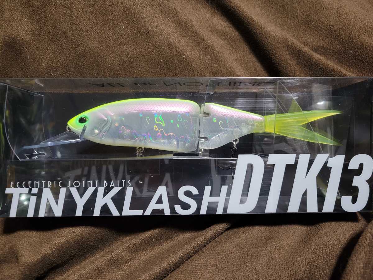 ★DRT★TiNY KLASH DTK13 タイニークラッシュ Lemonade 新品 Length 235mm Weight 58g 最大潜行能力 4.5m 急潜行スパイラル浮上 希少ルアー_画像1